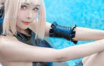 高清图册！Kitkat Cosplay的贞德Alter女仆装让我想起了什么奇怪的幻想。
